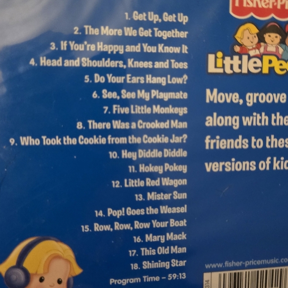 Fisher-Price Little People Get Up and Dance CD - New & Sealed! Sing-a-long - Picture 4 of 6
